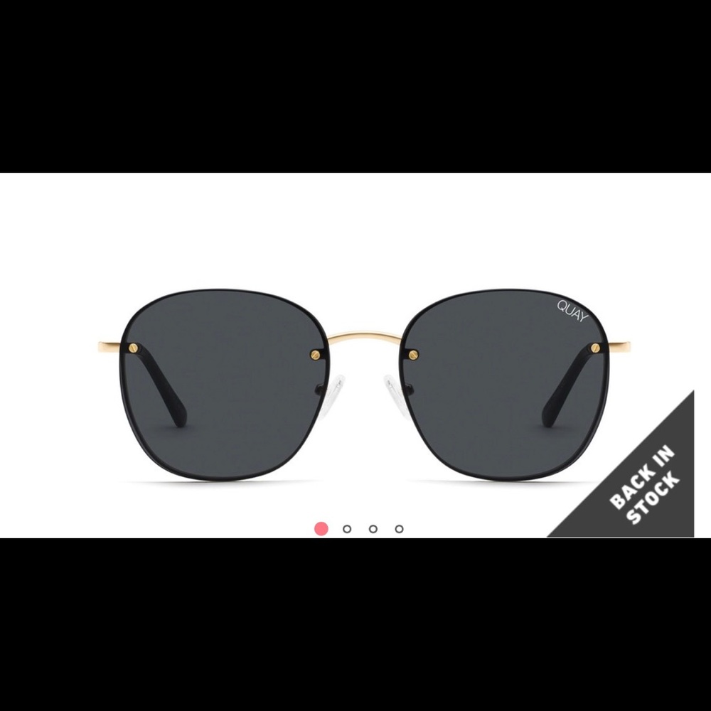 Quay Jezabell Rimless Sunglasses